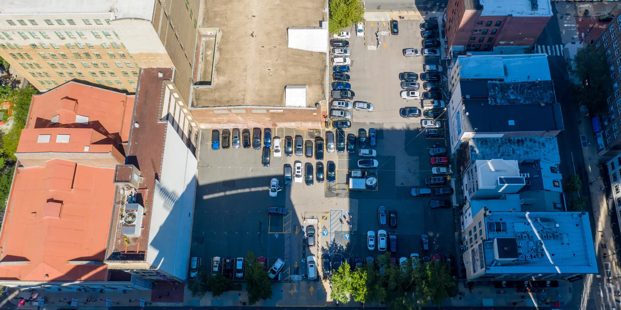 805 Walnut Street in Aerial View