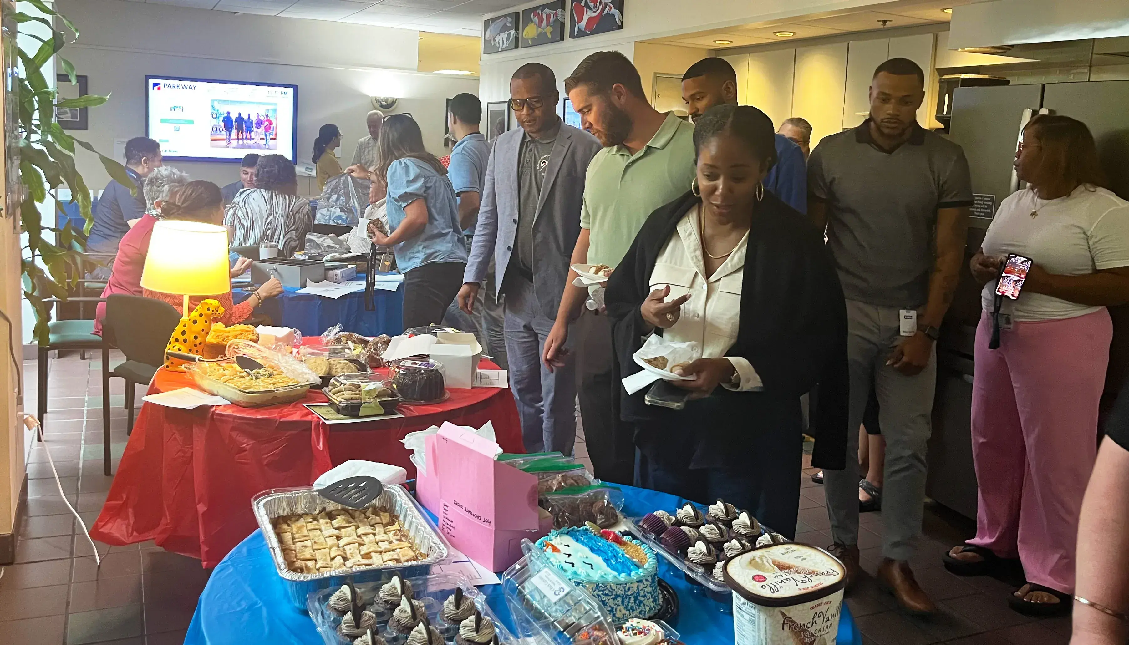 Parkway employees at the Great Parkway Bake-Off!