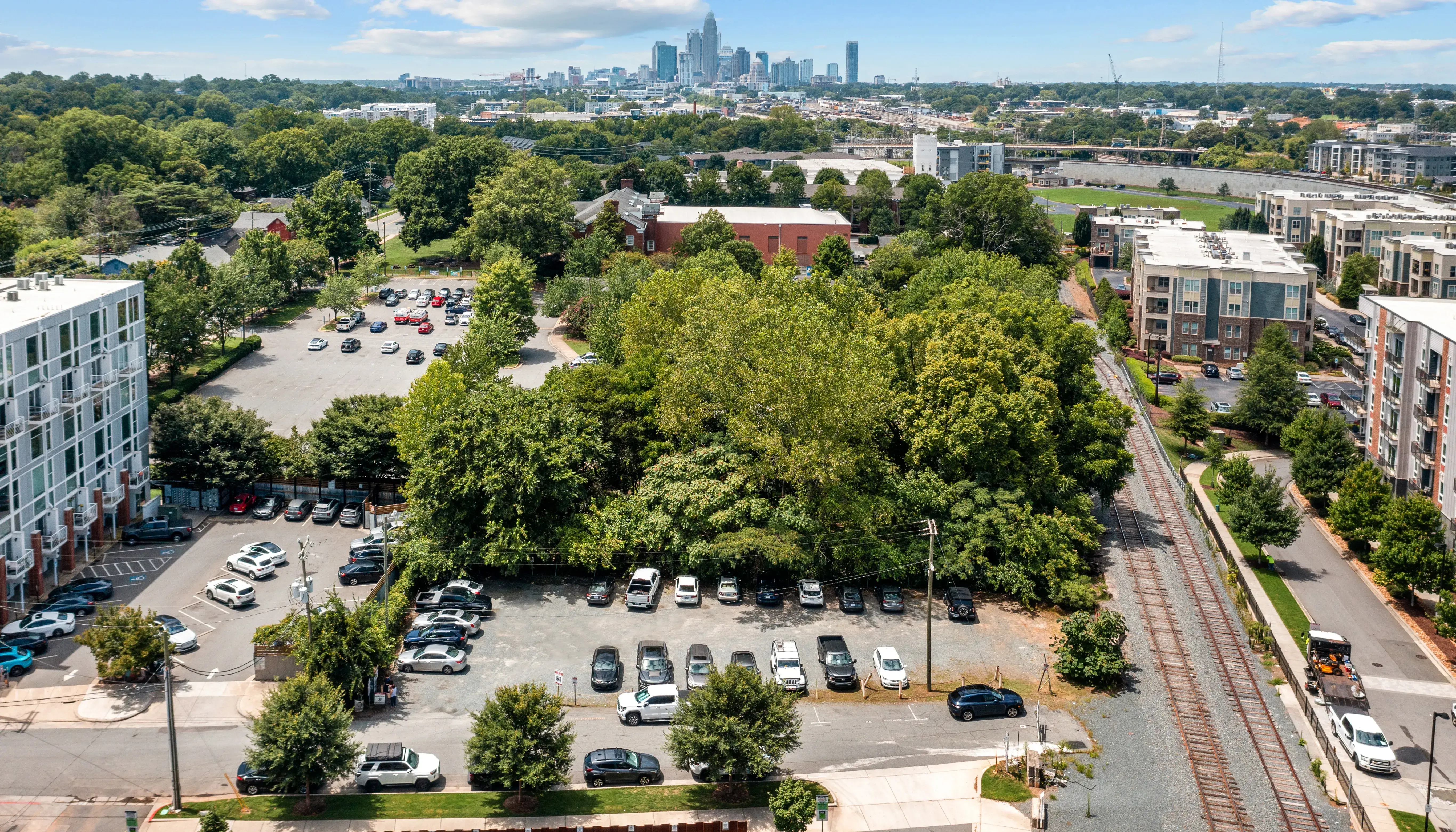 409 E 35th St - Charlotte Lot in Aerial View